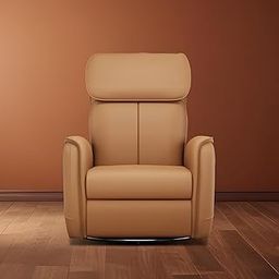 The Sleep Company Luxe Pro Massager Motorised Recliner | SmartGRIND Reviva-Luxe Massager Technology | Zero-Gravity Motorized Recline | Revolve Upto 270⁰ | Elegant Leatherette Upholstery | Brown-image-30