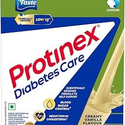 Protinex Diabetes Care (Creamy Vanilla Flavor, 200gm) Scientifically Designed Formula to help support Blood Sugar Control and Reduction in Cholesterol, 1 count, 8 servings-0