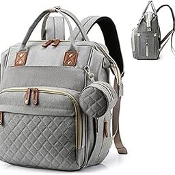 Diaper Backpack Bag Nappy Bags Large Capacity Maternity Bag with USB Charge Port new born Large Multifunction Travel Backpack changing bag for Mom and Dad-image-32