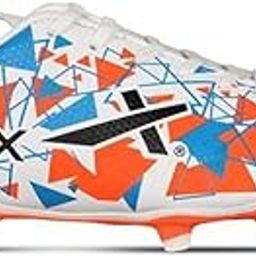 Vector X Nitro-X Football Studs Sports Shoe, White/Orange/Blue-picture-22