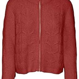 Blended Women's Cardigan High Neck Sweater-40