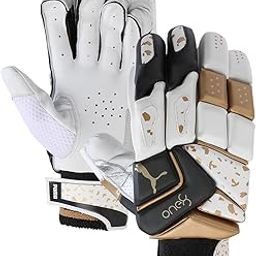 Puma Mens one8 1 Batting Glove, Black-Gold, M (4198204)-28