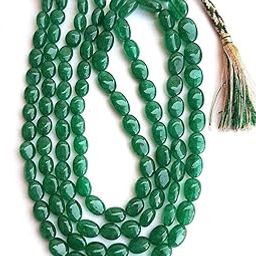 AAMRAPALI | Handmade 2-Line Green Jade Beaded Necklace for Women, Elegant Stone Jewelry Gift-41