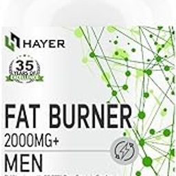 Fat Burners with Natural Supplements for Men, 98% Pure High Strength Belly Weight-Loss Supplement - Tablets-29