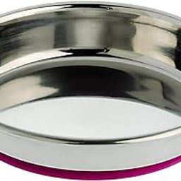 Pet Empire Stainless Steel Cat Silicone Base Bowl 400ml for Cats & Puppies | Bowl for Water and Food-image-7