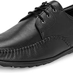 Genuine Leather Men Formal Shoe | Cushioned Insole | Stylish lace up | Durable & Leather Crafted | Elegant Premium Leather | Perfect Office Wear & Formal Dress for Men (3921)-image-12