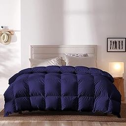 400 GSM Heavy Winter Comforter for Double Bed Size 90"X100" - Restful Sleep Soft Microfiber Double Bed Comforter/Quilt/Duvet/Blanket - Navy Blue Color-picture-15