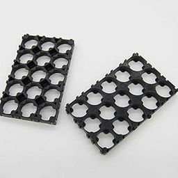 Echocart 18650 Battery Radiating Spacer Shell 10 Pcs 3x5 LightweightABS Holder-53