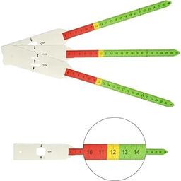 LISAMED Mid-Upper Arm Circumference MUAC Tape for Children (26.5cm (Pack of 10))-image-74