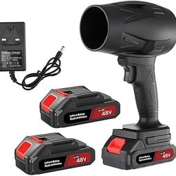 Handheld Electric Portable Air Blower,Turbo Jet Blower Cordless 48V,Handheld High Powerful Blow Brushless Motor for Extra runtime,for Car,Home Cleaning Corner, Road Cleaning 1-image-68