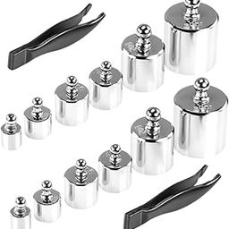 JECOMPRIS 2sets Chrome Plated Scale Weights Calibration Weight Set for Lab Random Color-image-56