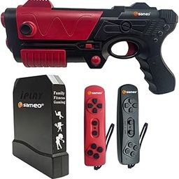 Sameo Iplay+ 32 Bit Motion TV Video Game Console With All New Motion Gun With 1056 Built In Games 33 Motion Sports Games,34 Puzzle Games, 69 Casual Game, 20 Shooting Game, Multi-0