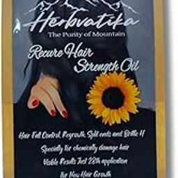 Herbvatika Recure Hair Strength Oil, 100ml, Hair Fall Control, Regrowth, Split Ends, Brittle Hair-image-66
