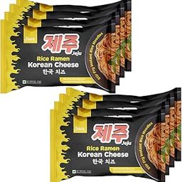 Jeju Instant Rice Ramen Noodles - Korean Cheese | Stir Fry Instant Rice Noodles (70gm x 8)-image-18