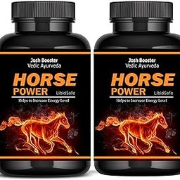 Horse Power Pack Of 2 Natural Stamina Capsules for Men - may support Energy and Improve Stamina Naturally-image-12