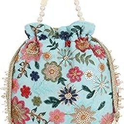 Women's Jiya Floral Embriodered Potli | Ladies Purse Handbag-image-90