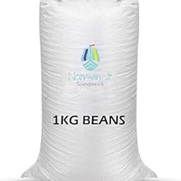 NORMAN JR Premium Virgin Grade Thermocol Balls Refill for Pillows, Sofa, Bean Bags, Soft Toys & Beans for Bean Bag Refill 1 Kg (White)-image-81