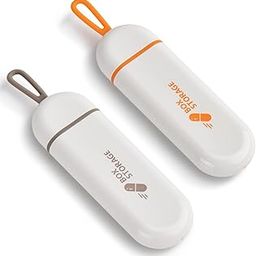 FASHRAMP Daily Pill Organizer - 3 Sections for Morning, Afternoon, Night Doses, Pack Of 2-image-57