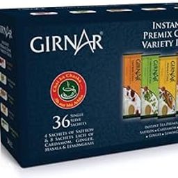 Girnar Instant Premix Chai - Variety Pack (36 Sachets)-9