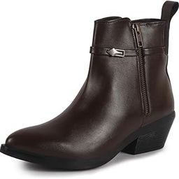 Women Flared Heel Boots-image-27