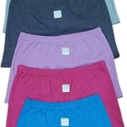Soft Womens Cotton Multicolour Boyshort Panties Plain (Pack of 5)-image-33