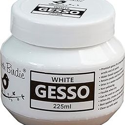 Little Birdie Acrylic Gesso White 225 ML | Premium Water-Based Gesso for Acrylic, Oil Painting & Mixed Media | Water-Resistant Primer for Canvas, Wood, Paper & More-5