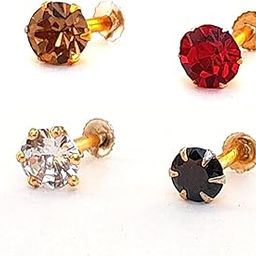 Nose Pin for Women and Girls Traditional Nose Stud Piercing Combo Accessories Jewellery Gift for Girls and Women-image-113