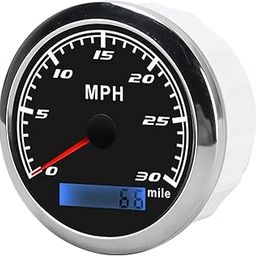 UniMarket® MPH Speed Gauge, GPS Speedometer Stepper Motor for Boat Car Truck(Black)'$-image-8
