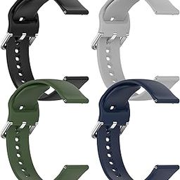 CERLINK 22mm Watch Band Strap Silicone Material with Metal Buckle Compatible with Fire-Boltt, Boat, Noise, Amazfit, beatXp & All 22mm Watches-image-20