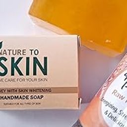 NATURE TO SKIN Honey With Skin Whitening Herbal Hand Made Soaps | Natural Skincare | Gentle Cleansing & Nourishing | Ideal For All Skin Types|Refreshing | Perfect For Daily Use(100 Gram_ Pack of 3)-image-88
