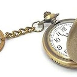 Anchor Premium Metal Pocket Watch Keychain (Pack Of 1) Pocket Vintage Keychain/Clock for Gift-2