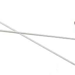 Girlyz Attire Aluminium Knitting Needle - No 10, Dia - 3.25Mm, Length - 25 cm, Pair of 1-image-46