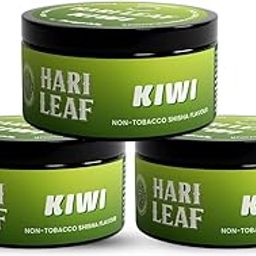 Kiwi Shisha Flavour | Non-Tobacco & Non-Nicotine | Pack of 3 | Tar-Free & Easy on Throat | Refreshing Tropical Kiwi Aroma-image-3