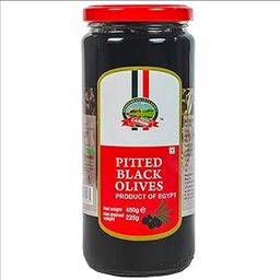 CANEEN Pitted Black Olives - Ideal for Salads, Pizzas, and Snacks | Fresh, Delicious, Ready to Eat | Tapenade | Antipasto Platter | Stuffed Dishes | Garnish ( 450g, Pack Of 1 )-image-86