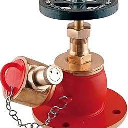 Aaag Fire Hydrant Valve 63mm Gun Metal Single Way Landing Valve With Blank Cap and Gi Chain - Pack of 1-image-46