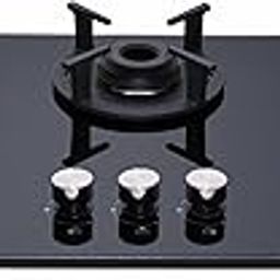 Elica 75cm 3 Burner Gas Hob | RG FLEXI 375 Lotus IND HD Brass | Built-in & Freestanding | Cast Iron Pan Support | Black Glass Finish | 10-Year Burner Warranty, 5-Year Glass & Valve Warranty-16