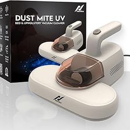 Mite Remover | for Bed Sofa & Cushions|Removes Dust & Kills Mites|Reduce Itching Skin Allergy Cough| UV Light| HEPA to Capture 99.99% Dust | 4M Long Cord | 600W | Double Beat Technology|MR-01-22
