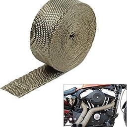 Exhaust Thermal Heat Wrap Brown-Sportster Iron 883 Custom-image-11