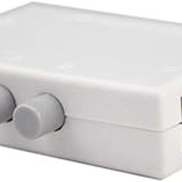 iKKEGOL Mini 2-Port RJ45 Network Key-Press Switch Splitter Selector Box 100M 2-In 1-Out or 1-In 2-Out-11