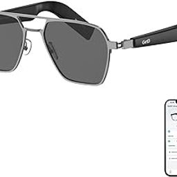 GetD Smart Glasses with Language Translator, Wireless Bluetooth, ChatGPT AI, 11H Battery Life, Anti-Blue Light UV Protection, Voice Control Smart Glasses with Built-in Mic & Speakers, Gaming Meeting-image-26