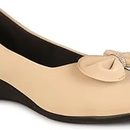 commander shoes casual formal bellies for Girls and Women (718 Beige 3UK)-picture-15