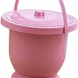Enakshi® Chamber Pot Household Night Urinal Portable Spittoon for Camping Home Travel Pink|Health & Beauty | Medical, Mobility & Disability | Daily Living Aids | Incontinence Aids-image-52