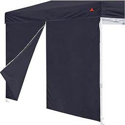 SCOCANOPY Door for 10x10 Canopy Frame One Central Zipper Design for Easy Entry and Exit,1 Pack Canopy Door Only,Black-image-63