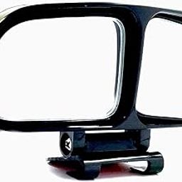A2D Combo of 2in1 Adjustable Wide Angle Blind Spot Mirrors Side & Rear View Mirror LEFT SIDE for Maruti Suzuki Gypsy king-14