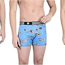 Men's Nylon Stretch Printed Trunk | Ultra-Soft, Breathable Innerwear for Men | Stylish & Supportive Fit-image-63