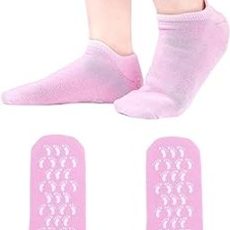 Tribhu Silicone Gel Spa Sock for Cracked Heels | Moisturizing Heel Socks with Vitamin E & Natural Oils | Reusable Foot Care Socks for Dry Feet | For Women & Men - Pack of 4-image-32