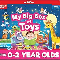 EINSTEIN BOX My Big Box of Toys for Ages 0 to 2 Years | Toys for Babies, Newborn 0-12 Months Old | Birthday Gifts for 0,1,2 Years Olds| Rattles, Flashcards, Baby Book & Mirror |-15