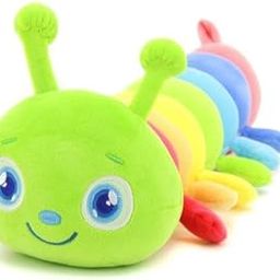 ViNee Creations Plush Caterpillar Stuffed Animal Toy, 70 cm, Soft Rainbow Colored, Kids-image-10