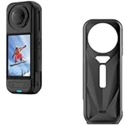 ZORBES® Compatible with Insta 360 X5 Silicone Skin Cover for Action Camera Anti-Scratch Protective Soft Slide-in 2PCS-image-14