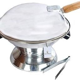 Kuber Industries Aluminium Multi Purpose Oven, Gas Powered Tandoor, Free Standing Barbeque Griller/Bati/Pizza Maker Set Of 1 Pc (Code-03), Silver, Standard (Tandoorva03)-image-37